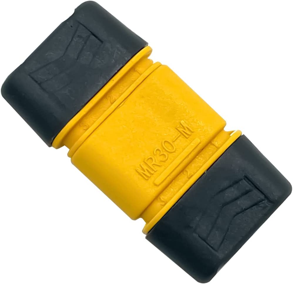 10 Paia Connettori Amass MR30 Maschio E Femmina Con Guaina Per Batterie Lipo RC Droni E Aerei