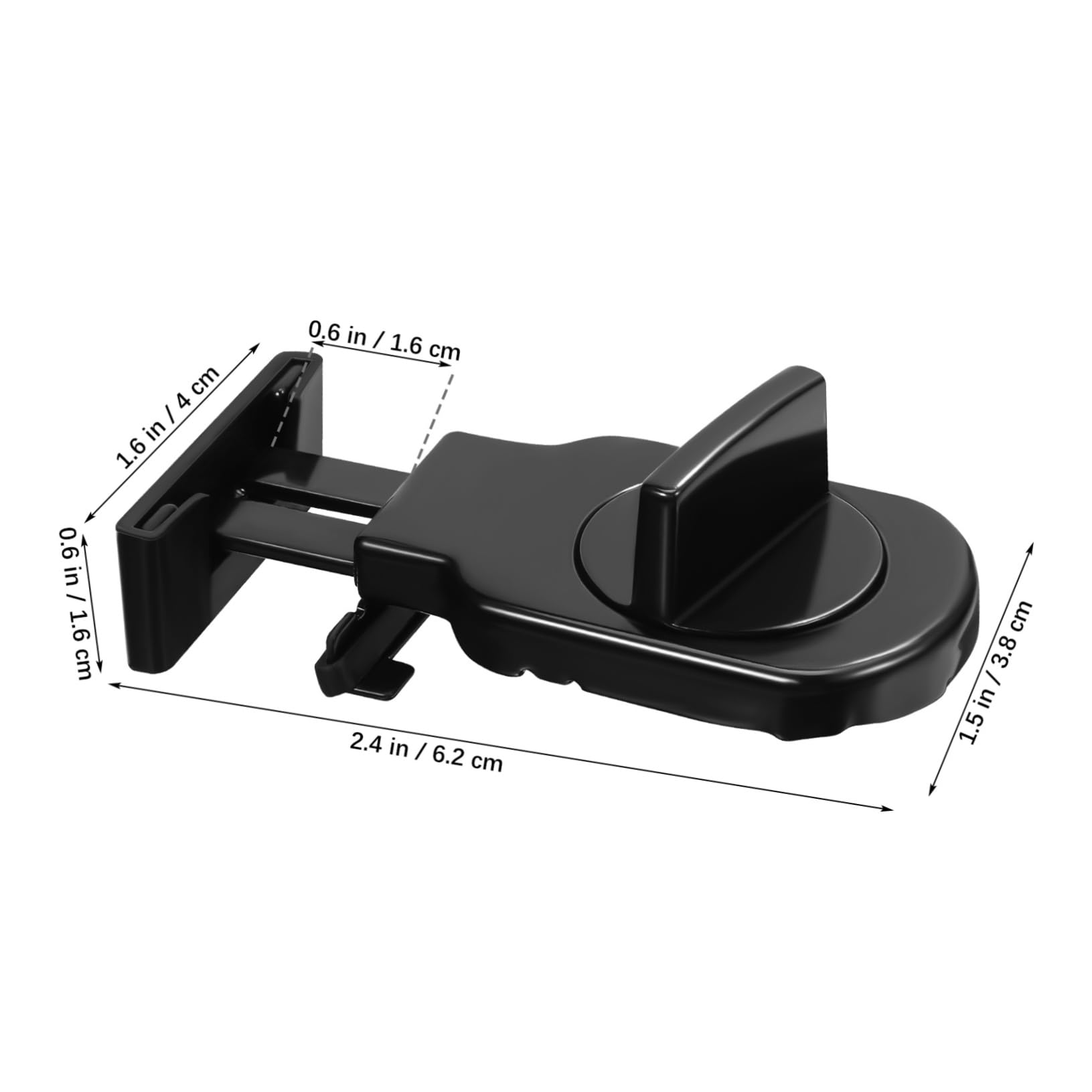 NUOBESTY 4 Ensembles Serrures De Fenêtre Ajustables Pour Fenêtres Coulissantes Verrous De Universels Avec Protection 2 Pièces * 4