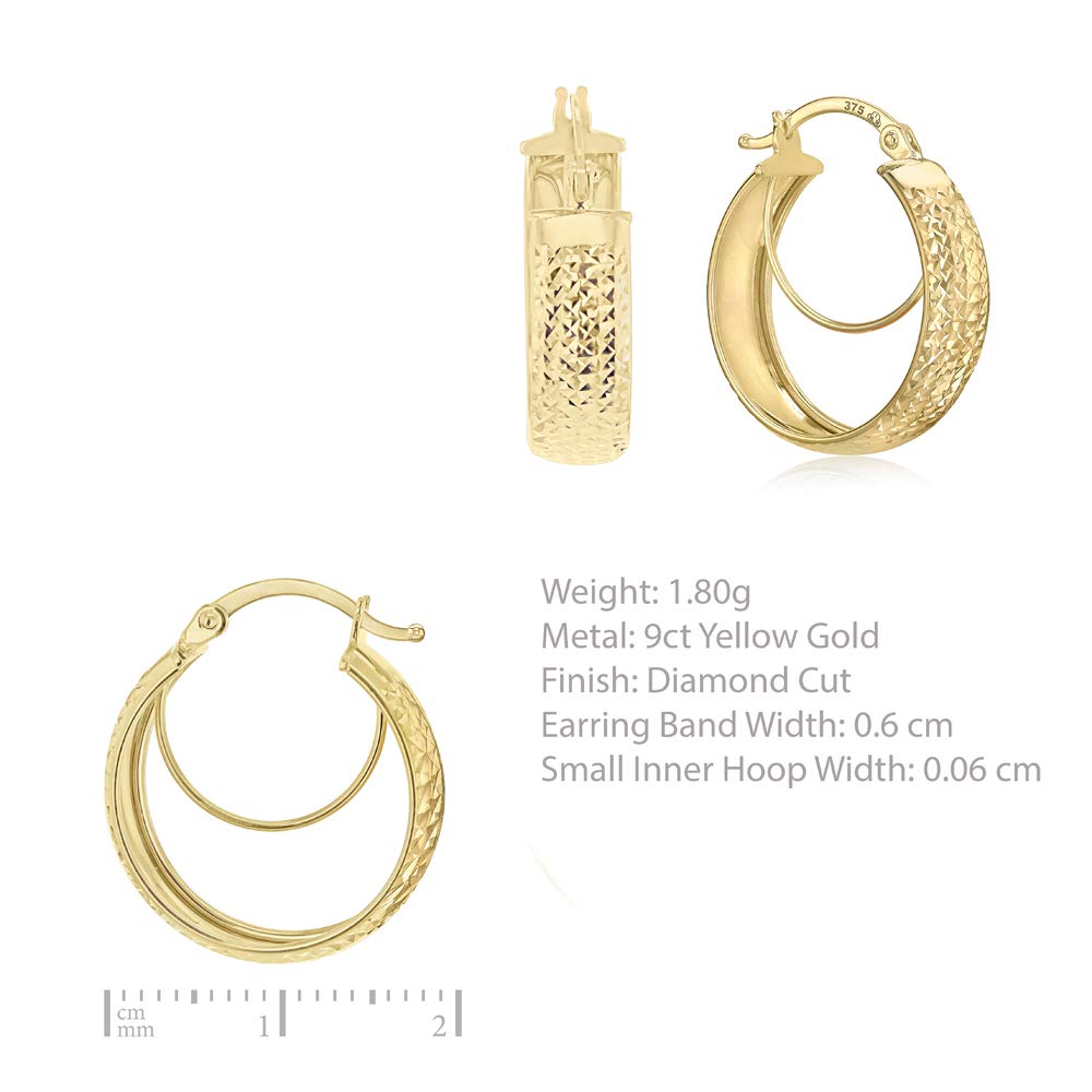Pendientes de mujer con oro 9K (375)