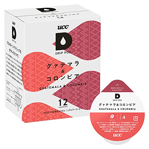 UCC ドリップポッド 専用カプセル グァテマラ&コロンビア ポッド・カプセル 12箱セット144杯入り
