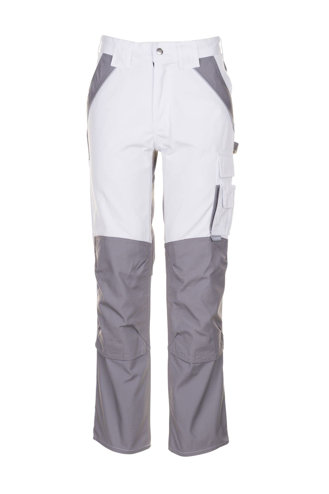 Planam Bundhose PLALINE – Reinweiß/Zink, Größe 60