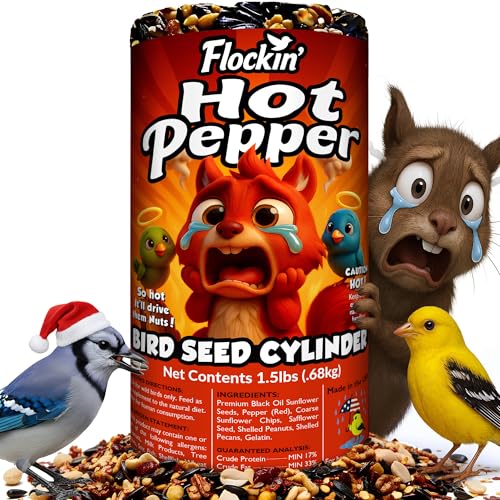Hot Pepper Bird Seed Cylinders