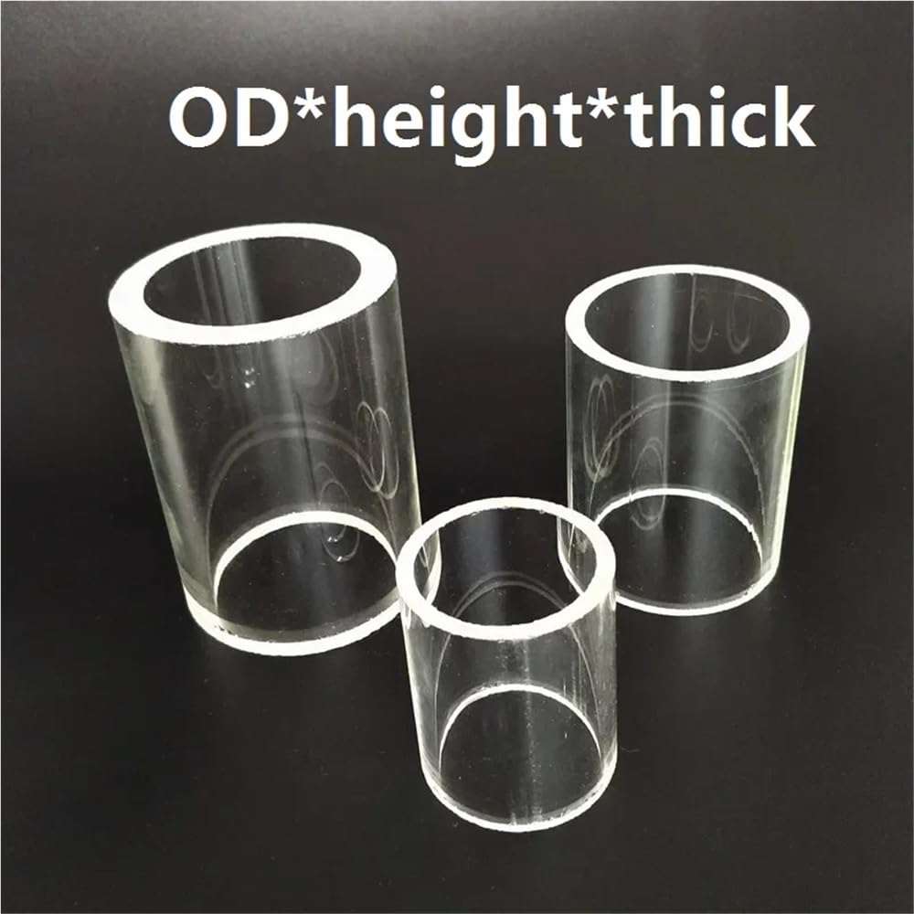 Transparente Glasröhre 1 Stück Glasröhren-Laborausrüstung, hochtemperaturbeständige runde Borosilikatglasröhre mit flachem Boden(150X5mm)