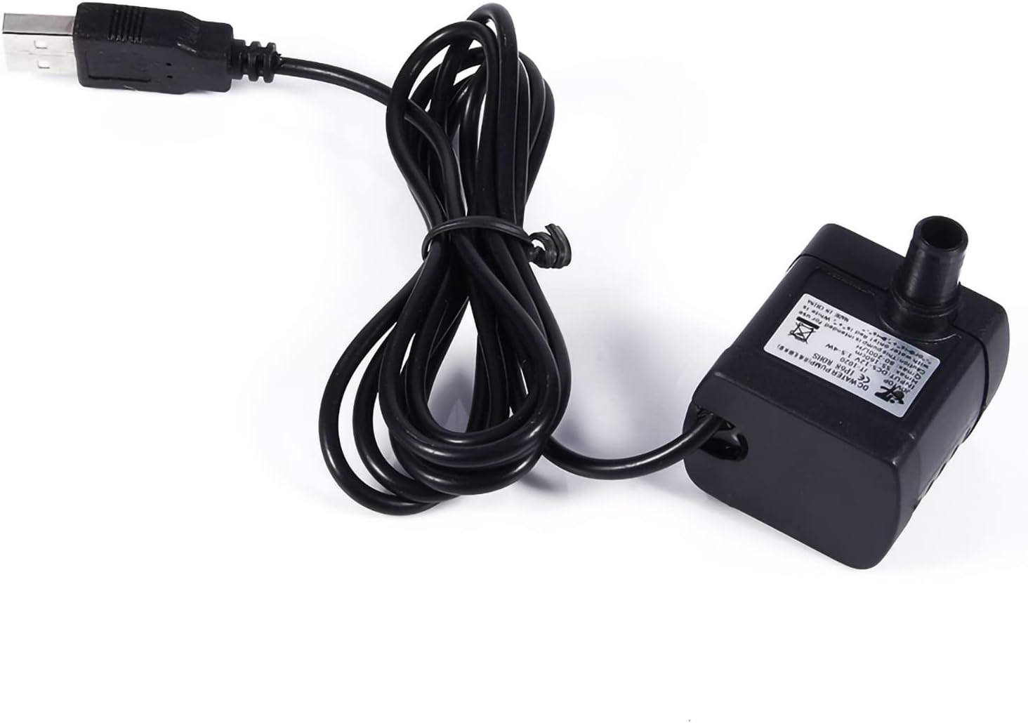 USB Submersible DC 5V 2W 200L/H Ultra Quiet Micro Brushless Pump Mini Fountain Pump for Aquarium