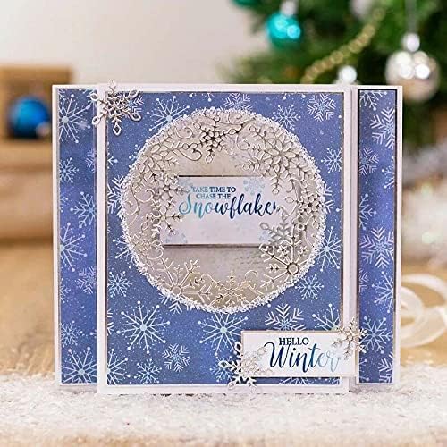 Schneeflocken-Stanzform - Metall-Schablone Für Weihnachtsbasteln