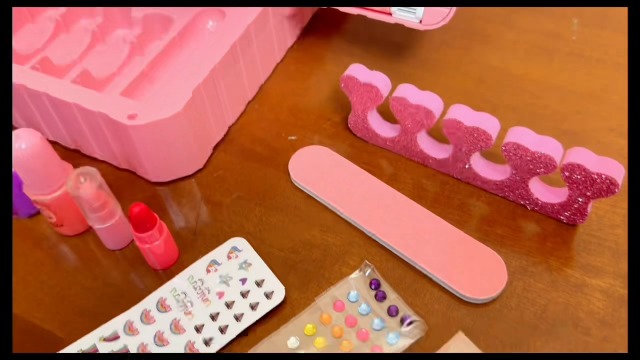 Coffret Maquillage Enfant – Lavable, Non Toxique – 32 Pièces – Malette Princesse – Cadeau Fille 3-12 Ans !