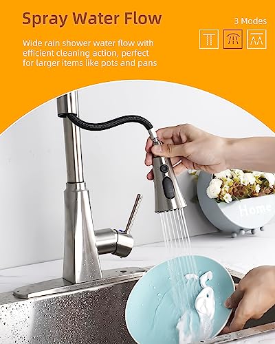Hibbent cUPC Certified Kitchen Faucet Head Replacement with 15 Adapters - image 4
