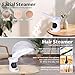 Wuissvnb Hair Steamer, 2-in-1 Hair and Face Steamer with Extendable Arm, Portable Tabletop Steamer, Suitable for Home and Salon Personal Care