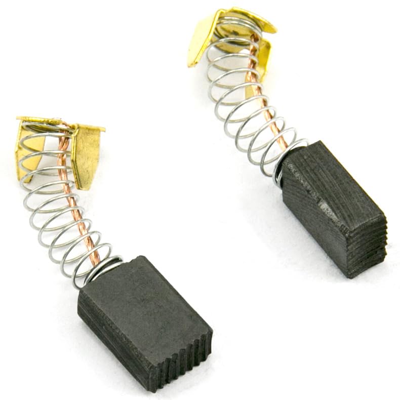 Zestaw 2 szczotek węglowych do silników elektrycznych, 6 x 10 x 16 mm