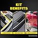 Meguiar's Heavy Duty Trim Restoration Kit - Includes a Cleaning Solution to Deep Clean Plastic and Trim and Protective Trim Shield That Delivers Ultra-Durable Protection with UV Blocking Protection