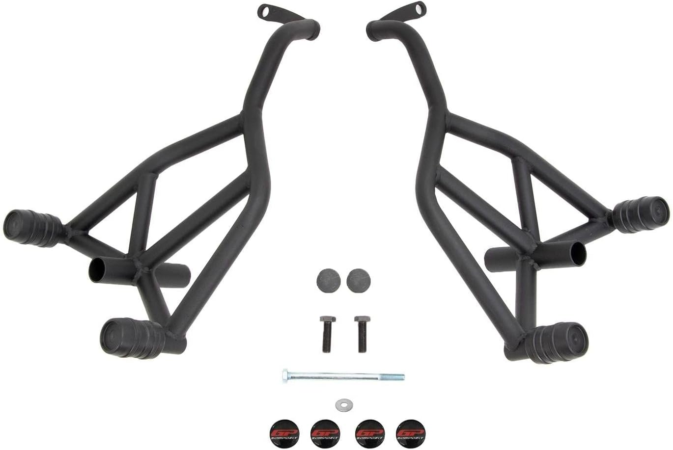 GP Kompozit Engine Guard Crash Bars Protection Black Compatible For Yamaha MT-07 / XSR700 / MTM690 2014-2024