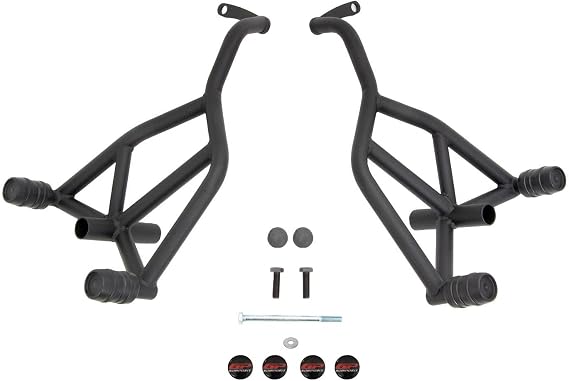 GP Kompozit Engine Protection Crash Bar Protection Black Compatible with Yamaha MT-07 2014-2024