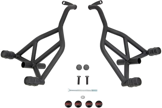 GP Kompozit Engine Protection Crash Bar Protection Black Compatible with Yamaha MT-07 2014-2024