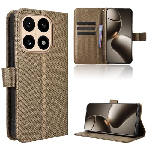 For Xiaomi 15T �P�[�X �蒠�^�yBAOLINTX�z����PU���U�[ �g�уP�[�X �ϏՌ� �y�� ���^ �J�[�h���[ ���u���@�\ �Ή� �w��h�~ �J�o�[ �}�O�l�b�g �S�ʕی� Xiaomi 15T �J�o�[ (�u���E��)