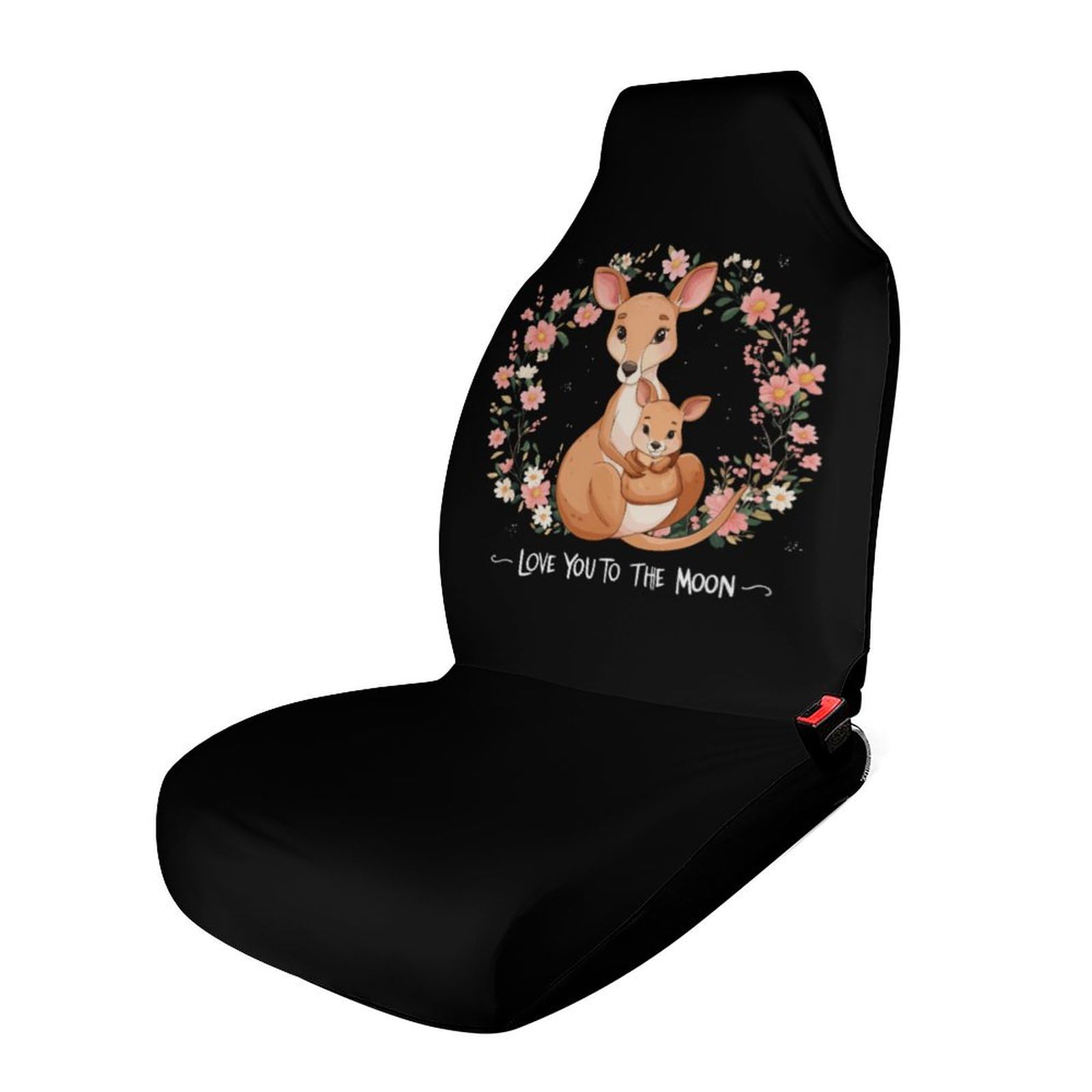 Kangarooes Car Seat Covers Universal Car Front Seats Protector Auto Interior Accessories 1PCS