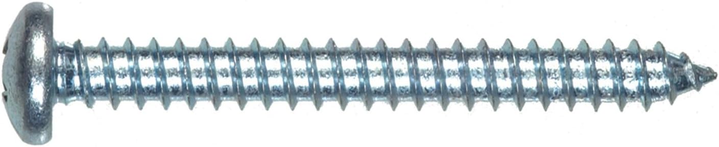 Hillman 8 Sizes x 7/8 in. L Phillips Pan Head Zinc-Plated Steel Sheet Metal Screws 100 pk