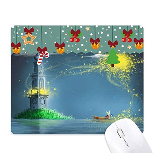 Alfombrilla de ratón Silent Night Lighthouse para proteger tu escritorio y mejorar el control