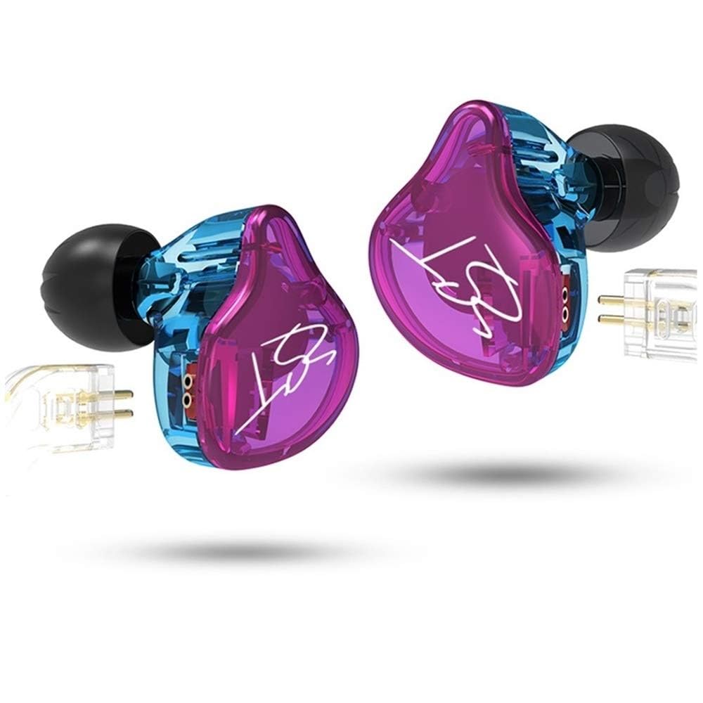 KZ ZST Earbuds with Microphone, Purple