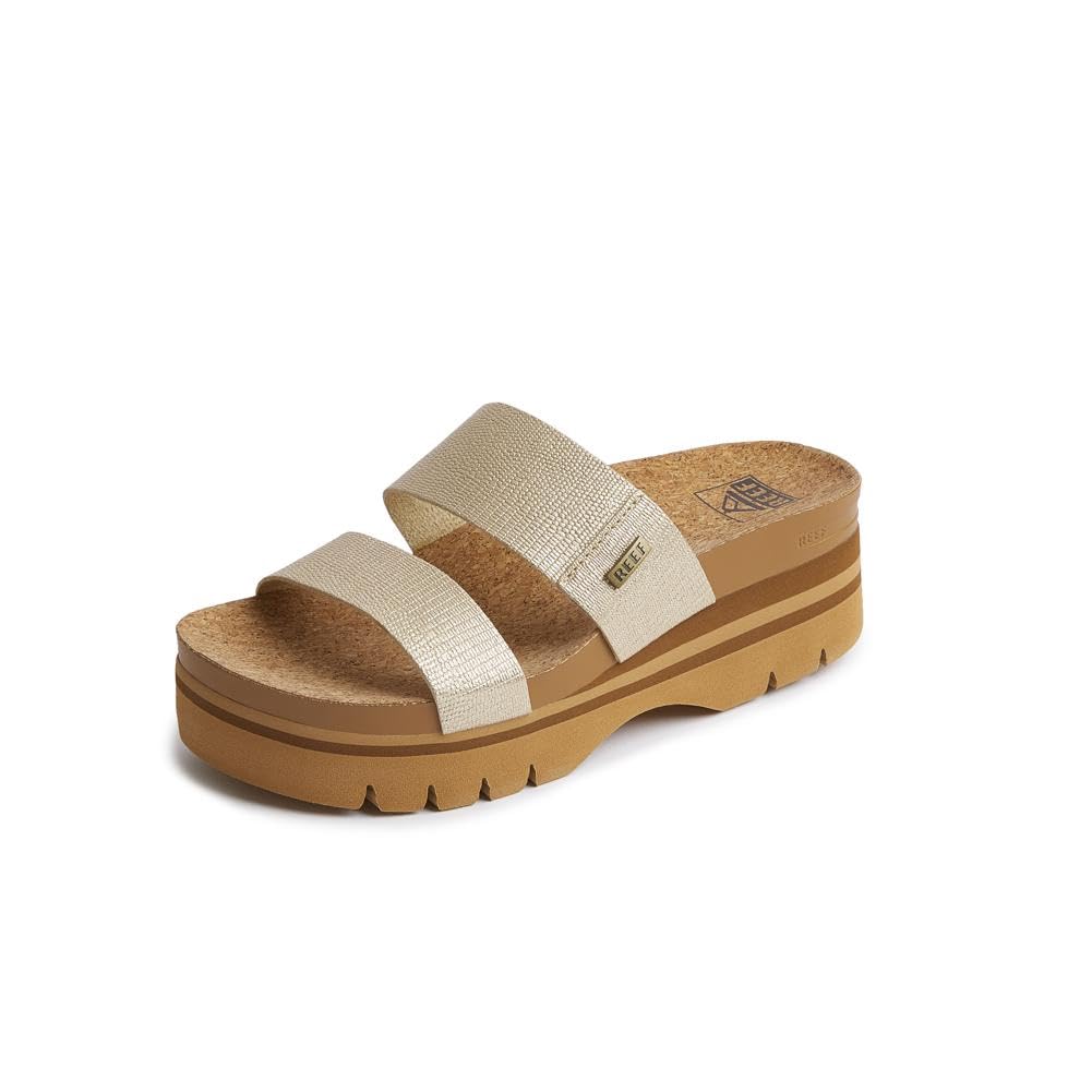 Reef Women's Cushion Vista Higher Sandal, Champagne, 5.5 UK