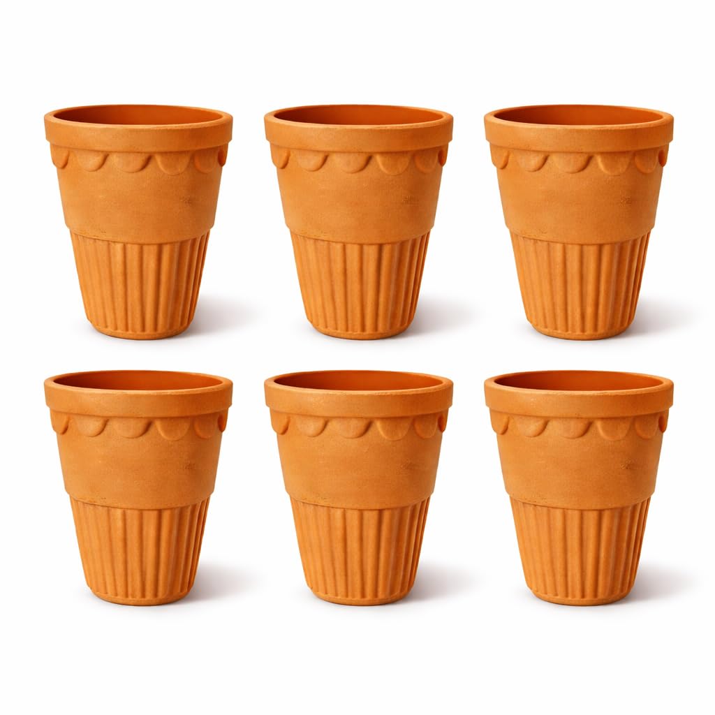 Handmade Terracotta Tumblers - Eco-Friendly Chai Kulhad -3