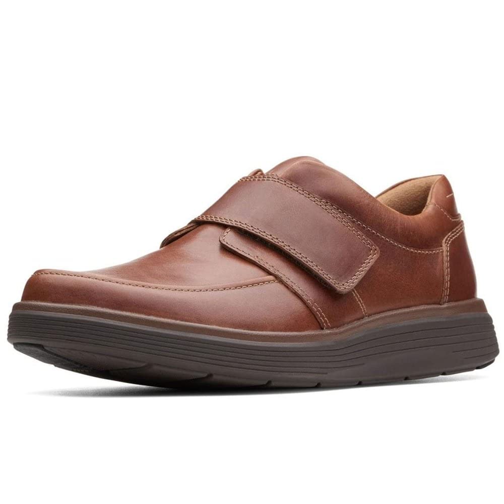 Clarks Herren-Sneaker aus Leder mit Riptape Verschluss