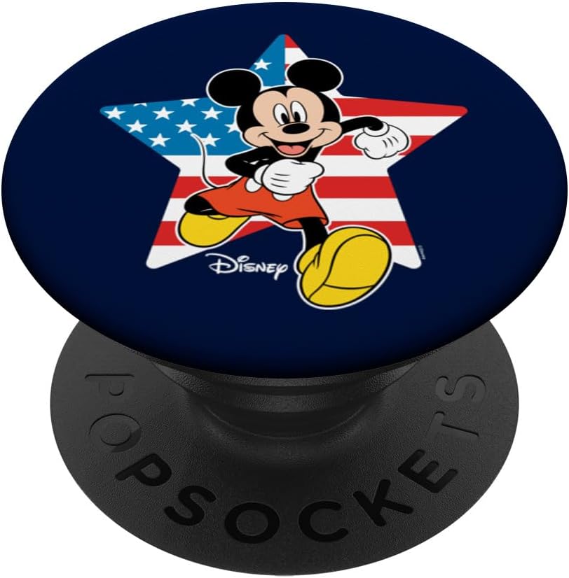Disney - Mickey USA Flag Star PopSockets Standard PopGrip