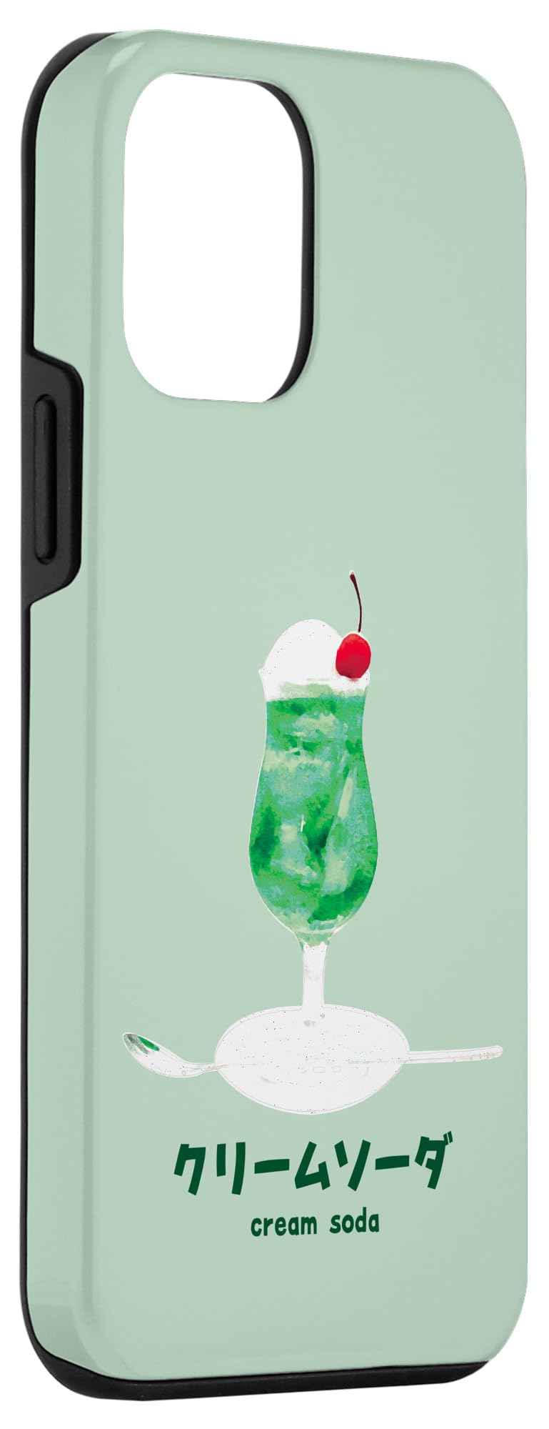 CREAM SODAクリームソーダのスマホケース　.XS用 Amazon.co.jp: クリームソーダ メロンソーダ イラスト 綺麗 水彩 簡単