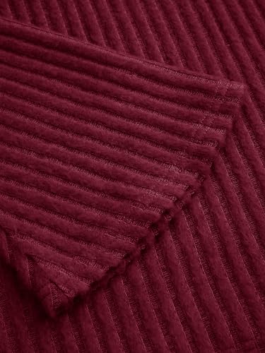 CIDER Off The Shoulder Tops for Womens Sexy Long Sleeve Going Out Tops Knit Cropped Top Trendy Slim Fit3