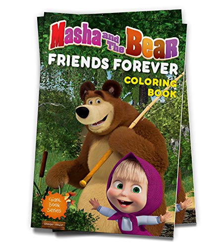 Masha And The Bear - Friends Forever: Giant Coloring Book For Kids