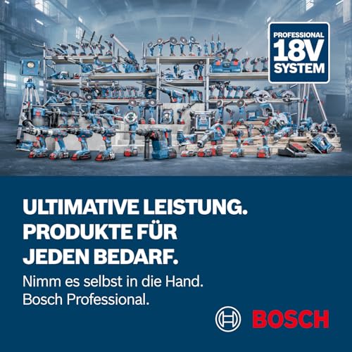 Bosch Professional 18V System Akku Winkelschleifer GWS 18V-10 (Scheiben-Ø: 125mm, inkl....