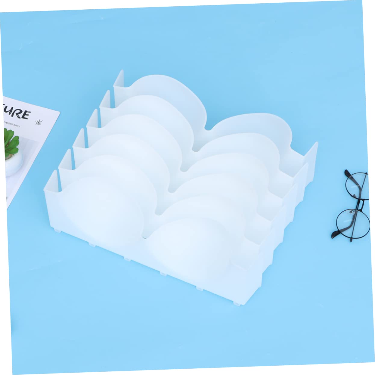 Holibanna 6 Pezzi Scatola Organizzatrice Per Reggiseni in Plastica Con Scomparti Per Intimo Femminile Ideale Per Ordinare Il Tuo Guardaroba E Proteggere I Reggiseni