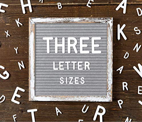 Tableau de lettres gris pour immortaliser les étapes de bébé