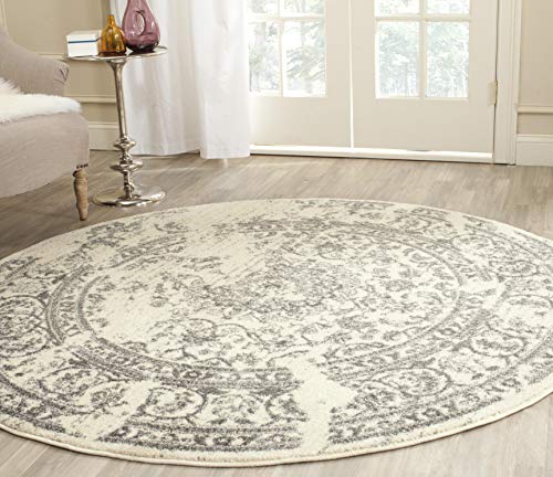 Safavieh Adirondack Collection Runner Rug - 2'6" X 20', Ivory & Silver, Oriental Medallion Design, Non-Shedding & Easy Care, Ideal For High Traffic Areas In Living Room, Bedroom (Adr108B) #TOP2