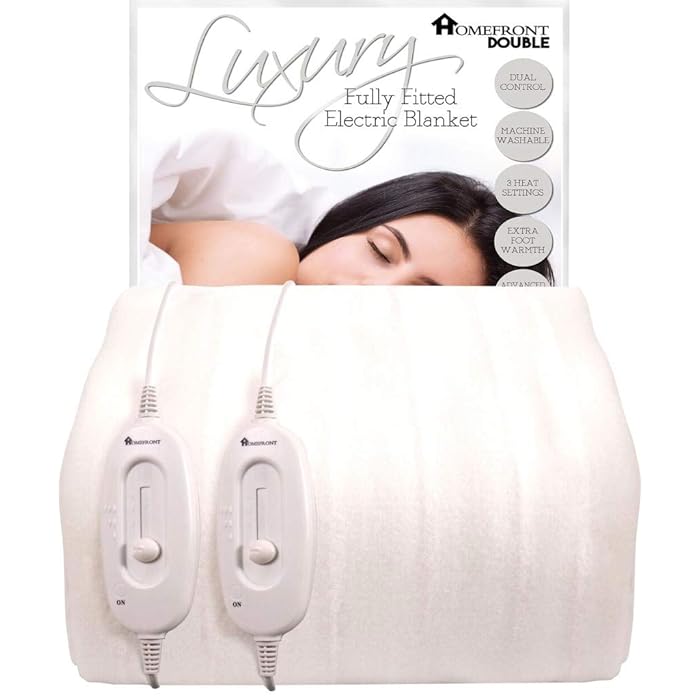 Buy Homefront Electric Blanket Double Size Dual Control 137x193