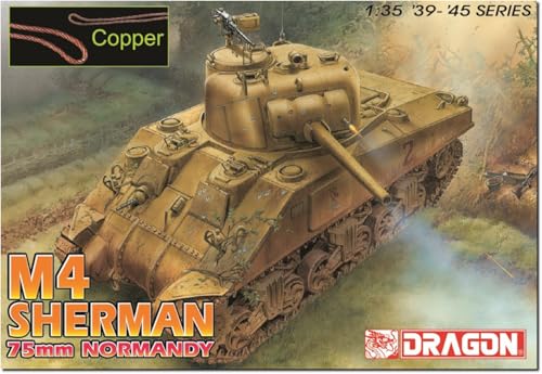 Char M4 Sherman 1/35 Platz Dragon avec canon alu pour maquettiste exigeant