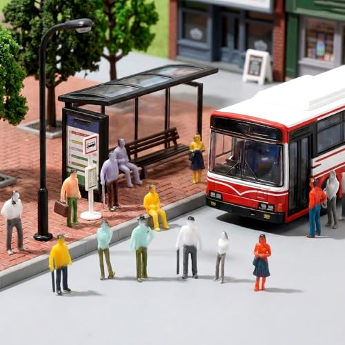 Figurines Mini Personas 100 Piezas Escala 1:75 miniatura 4