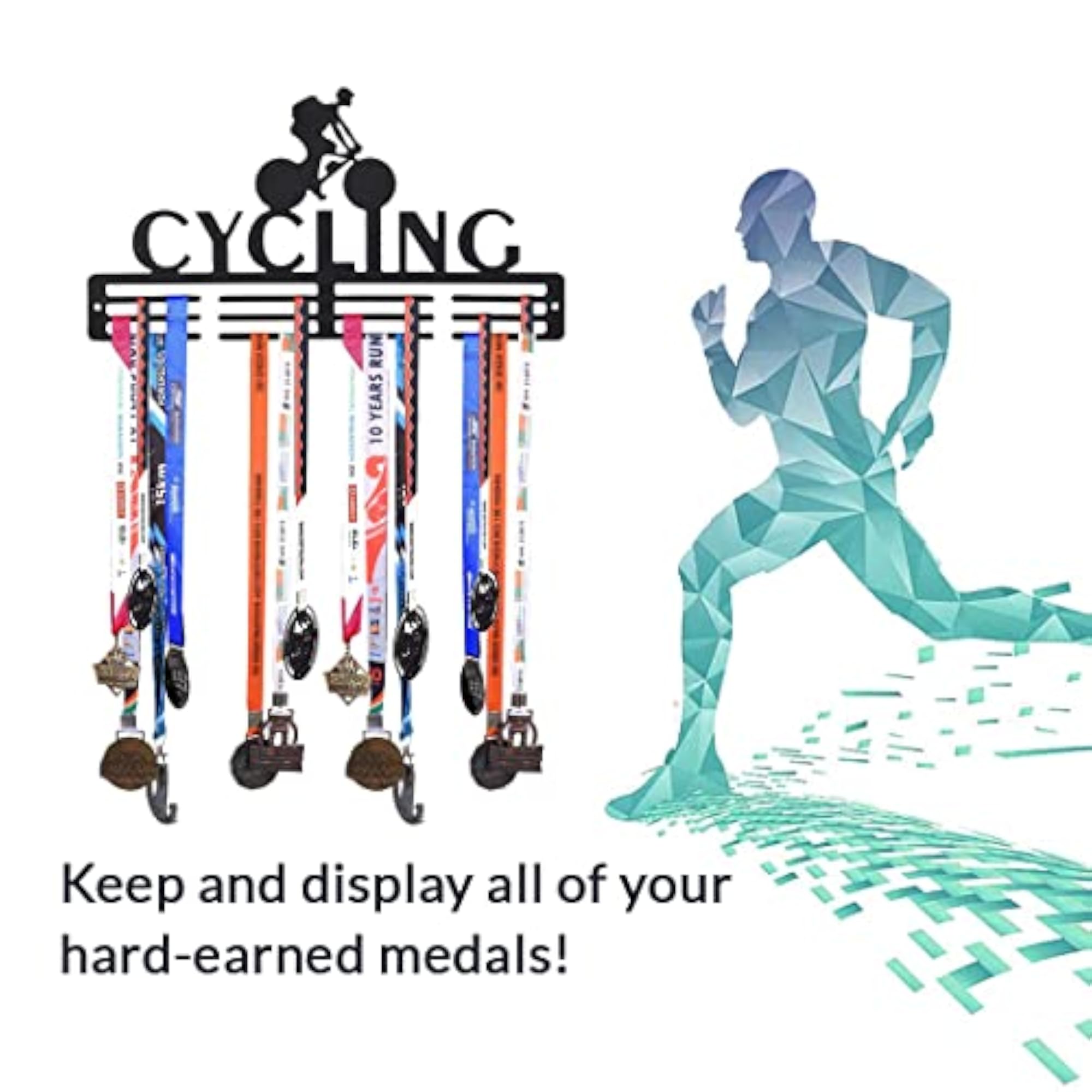 Cycling Medal Hangers for Wall Medal Holder