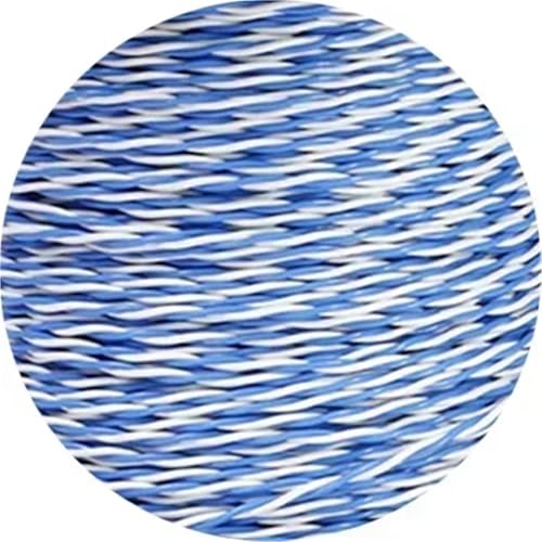 Image of 1~20m AFS200 PTFE Wire 2pins 26~22 /20 /18 /17 /15 /13AWG FEP Twisted Pair Tinned Copper High Temperature Electronic Cable(Blue White,2M 22AWG (0.35MM2))