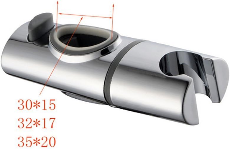 AMSS Special Design for Oval Slider Bar ABS Shower Head Holder Bracket To Fit 30X15mm Riser Rail