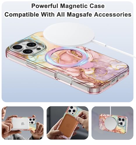 Coque iPhone 16 Pro Max 2024 support magnétique compatible MagSafe protection fine - 2