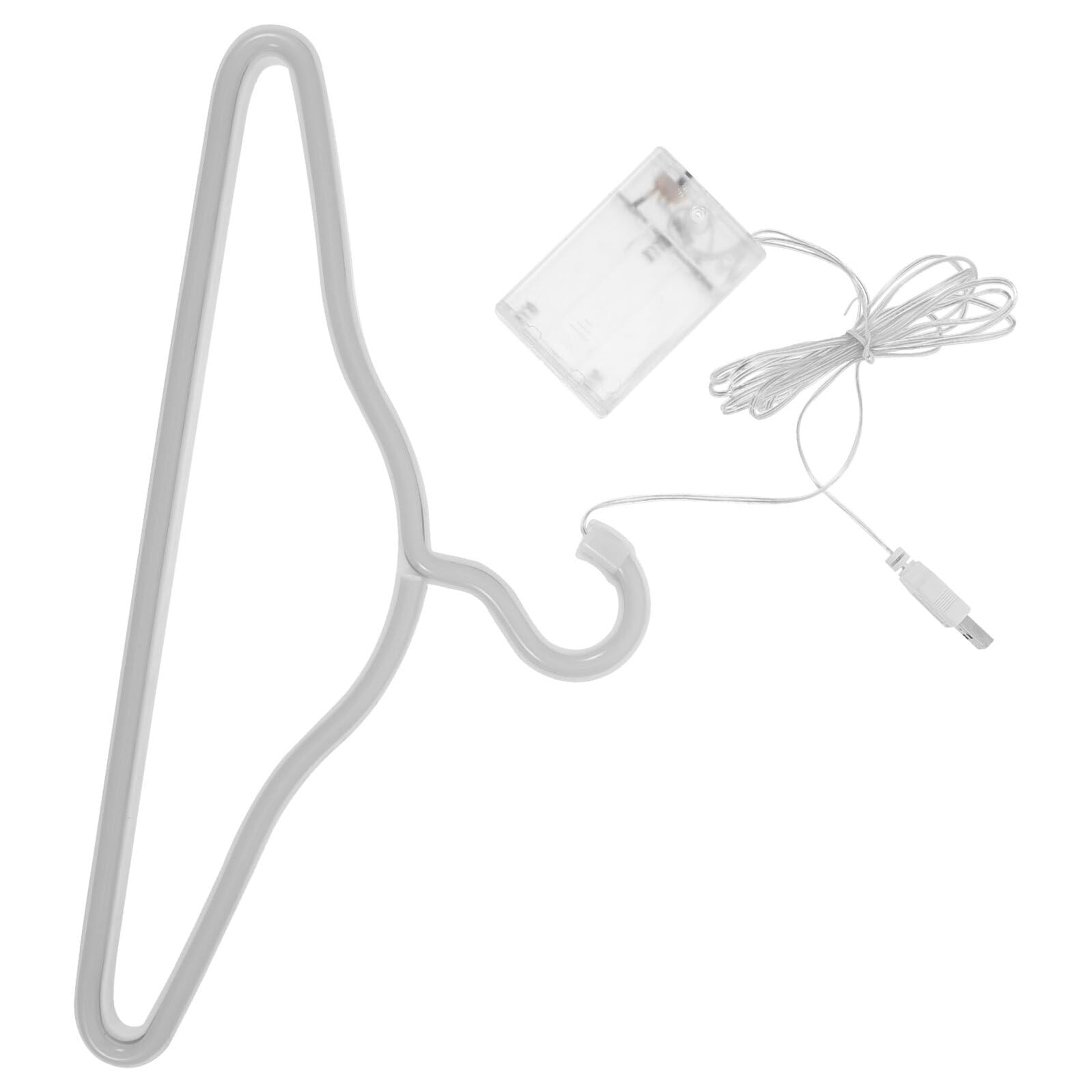 Letrero LED de Neón para Percha de Vestido de Novia Rosa Luz Decorativa Alimentación USB para Bodas Propuestas y Decoración Romántica Luz de Neón Portátil para Interiores y