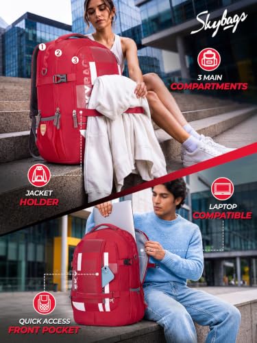 Image of Skybags Cipher 32L Laptop Backpack (Upto 16 inch), 3 Compartments