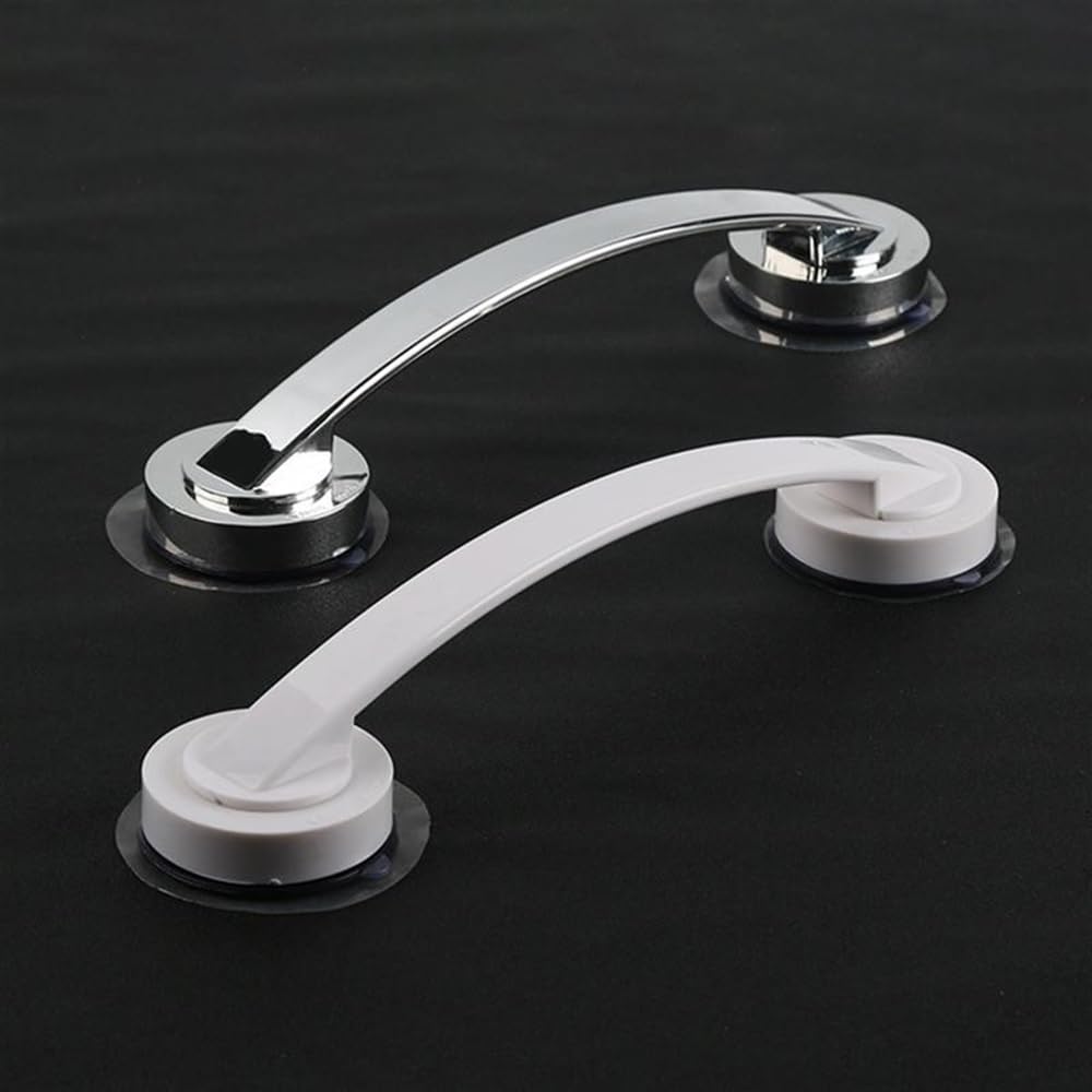 Maniglie corrimani Ventosa Potente Bagno corrimano Vasca da Bagno a Parete Anziani e Maniglie di Sicurezza Bambini Barre di Sostegno Vasca(White 30x6.5cm)