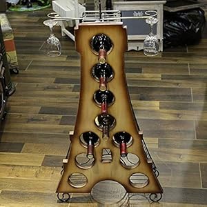 FCXBQ Support de casier à vin Support de Rangement Support à vin Verre à vin Armoire à vin Casier à vin Chêne Ensemble de vin en Bois Armoire à vin Convient au Salon Support de Rangement pour supp