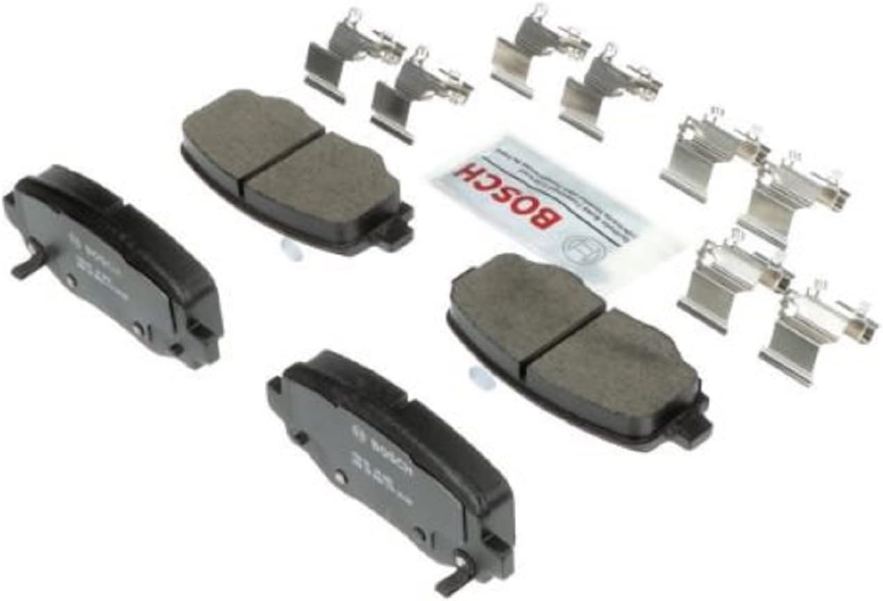 BOSCH BC1734 QuietCast Premium Ceramic Disc Brake Pad Set - Compatible with Select Chrysler 200; Jeep Cherokee; REAR