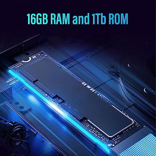 14-Zoll-Laptop-Touchscreen, 16 GB DDR4-RAM-Notebook mit N5105-Prozessor, 1920 X 1200P-Display, Fingerabdruckleser, Kühlkörperhalterung, HDMI, Webcam, WLAN, Bluetooth (16 GB + 1 TB EU-Stecker) – Bild 4