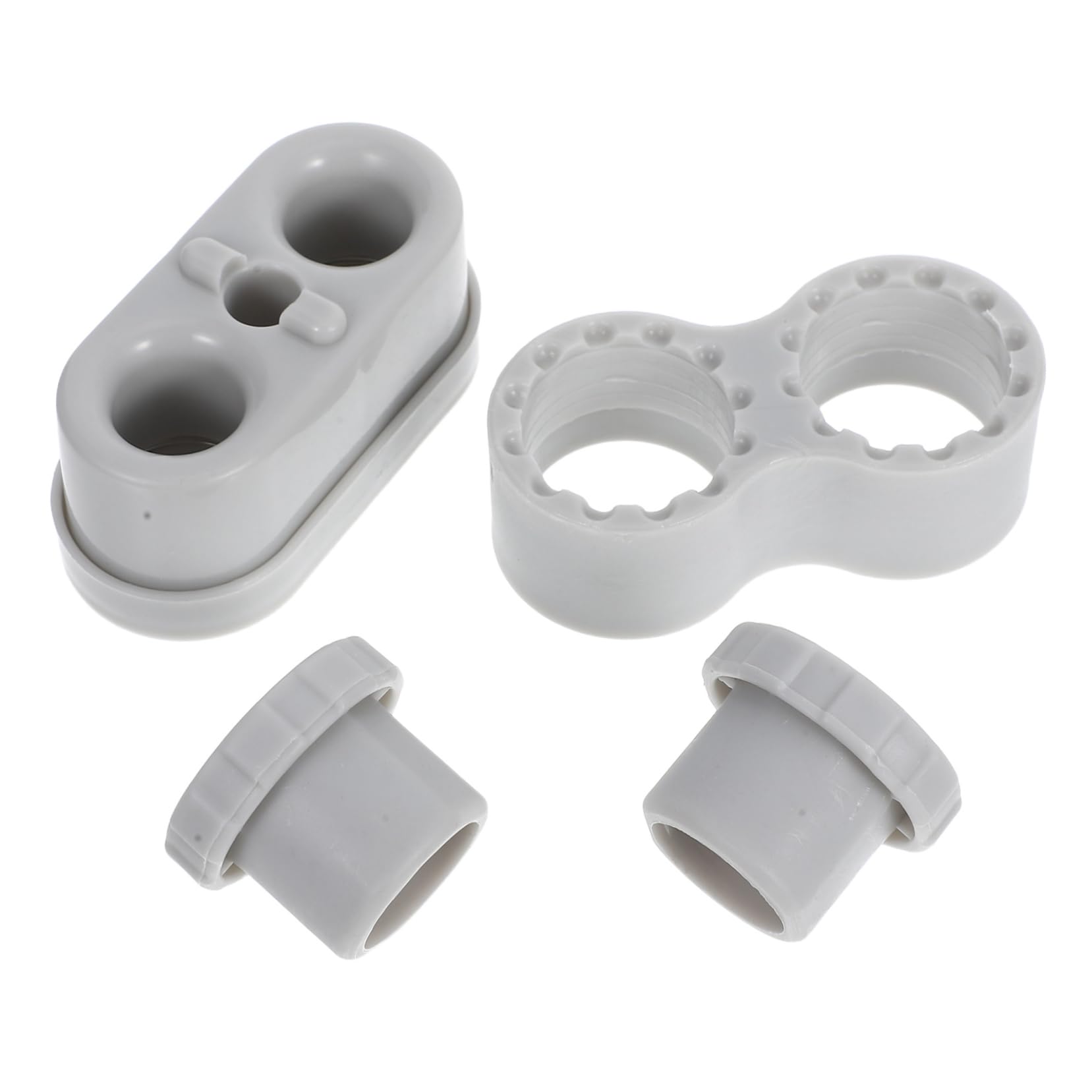 Fixation de sol pour barrière de jeu avec pieds stabilisateurs robustes