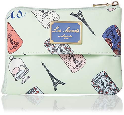 [スクレ by ラデュレ] レディース ティッシュポーチ Teatime à Paris 25301832B グリーン 日本 13.5cm×10cm×1cm (FREE サイズ)