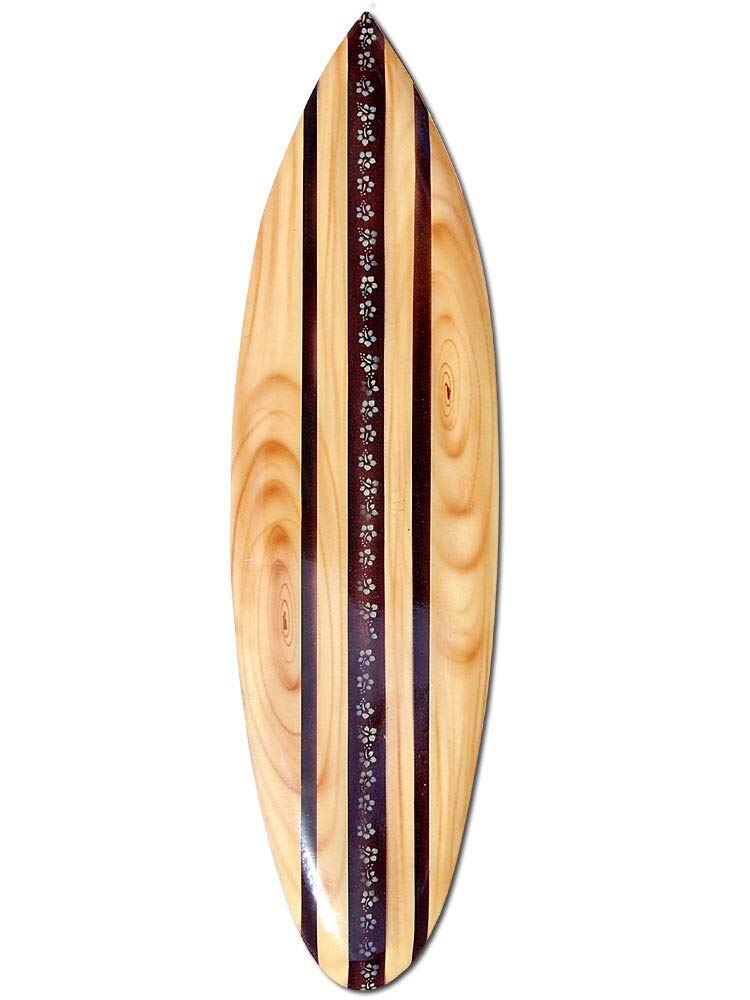 FBA_1654 Planche de Surf décorative en Bois 100 cm de Long Design aérographe Surf Surf