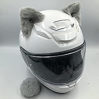 4 Orecchie Di Gatto Per Casco Moto - Decorazione Adesiva In Plastica - Foto 9